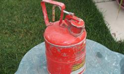 Red Old Safety or Gas Can # D466679  $20.00