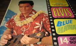 These LPs are all RCA VICTOR
BLUE HAWAII $20
50,000,000 CAN'T BE WRONG $15
GIRL HAPPY $20
ELVIS $15
VOLUME 3 OR 4 GOLDEN RECORDS $15 EACH
WORLDS FAIR $20
FUN IN ACAPULCO $25
LOVING YOU $25
ROUSTABOUT $15