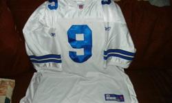 Reebok Tony ROMO #9 Jersey, size 60 Brand  New Condition , stitched lettering got as gift a little to big already . $40