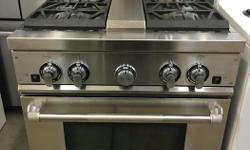 We currently have a refurbished Jenn Air gas range for sale. All units have been checked, repaired, and tested by our in shop certified technicians. All appliances come with a 30 day in home parts and labor warranty within our service area - Chemainus to