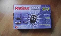 ProStart car starter,with keyless entry, for manual transmission,1000 ft. range ,brand new ,never used.