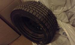 Almost new tires (4), Toyo Garit KX 205/55R16 97H only one winter use 80% with rims fits VW 2007 and up. 850 or best offer.