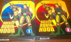 Rocket Robin Hood DVD sets
Complete Vol 1: $20
Complete Vol 2: $20
Or both sets together for $30
Both sets are brand new sealed, never been opened.
Each volume is complete 4 disc sets.
Pick up in Orleans or would be willing to meet in mutually agreeable