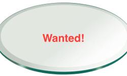 Looking for a round temepered glass table top ideally between 42" and 46" in diameter.
