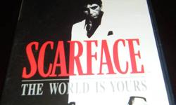 SCARFACE THE WORLD IS YOURS PS2 GAME
HAS SOME MINOR SCRATCHES BUT WORKS FINE
DON'T WANNA GET RID OF BUT NEED THE CASH
WANTING $20 O.B.O.