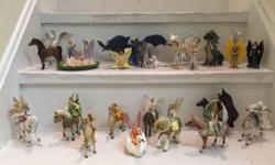 Large collection of beautiful Bayala figures, in good condition. These are high quality, hand-painted figures. This collection includes 25 sets (38 separate pieces), ranging in price from $15-50 new. These have been treasured for years, but hey...kids