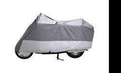 guardian scooter and motorcycle covers from $60.00 plus tax
Tough, lightweight, urethane coated polyester with Guardian exclusive ClimaShieldÂ® fabric protection. The DOWCO Scooter covers also feature aluminized panels for covering hot pipes, grommets for