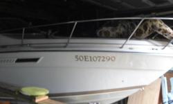 boat for sale 350 chey high out put mercury out dive 260 hp boat in shop no money to run.last 2 year  $8000 or best .Sister to boat in water ,but brown and gold  not red