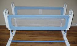 I have 2 of these rails. $30 each. In excellent condition. Fits mattresses 5"-10"thick.  Very sturdy and secure.
