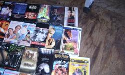 HI WE HAVE A LARGE SELECTION OF VCR/VHF MOVIES IN GREAT CONDITION STILL IN THERE ORIGNAL BOXES & PLASTIC CASES FROM ANIMATED TO COUNTRY & WESTERN TO ACTION STAR WARS MOVIES ORIGNAL 3 IN ONE COME CHECK THEM OUT LOCATED HERE IN THE VALLEY NEAR COLDBROOK 3