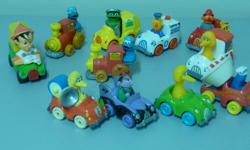 10 metal die cast cars with Sesame Street characters and one with Pinochio
$25.00