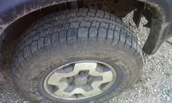 5 31x10x15 tires and rims
4 of them are SIERRADIAL-DELTA with about 70% tread
1 is BF GOODRICH LONG TRAIL T/A 100% tread
all on ZR2 Blazer rims
 
tires only blazer is gone!