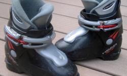 Two pairs of small-size youth alpine ski boots for sale. Both are used, but in good condition. $45 each pair. Below is the info provided on each individual pair of boots...
A. Head Carve X1 (221mm base) Size 18.5 MONDO (12.0 Youth)
C. Head Carve X2 (241mm