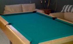 4x8 slate pool table. Will include a set of balls.