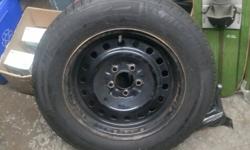 235/60R16 New Michelin Winter tires on steel rims 5x4.5. Used 1 winter. Came off 2001 Crown Vic.