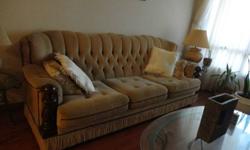 For sale is a lovely sofa and matching chair from a  no pet home.  $250 or B.O