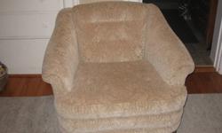 tan 3 seat sofa and matching armchair
sofa 77" x 36"
chair 36"x 34"
good condition