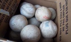 softballs for sale. Only $1.50 each. 9 X $ 1.50 = $13.50 We are located in Orleans. See our list of other items for sale. First come, first served.