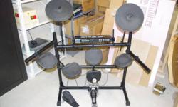 THIS DRUM KIT IS SOLD!
SOLD - ALESIS DM5 Drum Module 18-Bit Drum Sound Module & drum kit in excellent condition.
Purchased at Quest Musique a few years back. It would make a great Xmas or New Year's gift to the musician in the family. Plug-in the