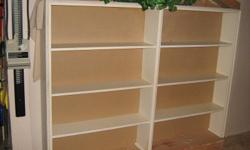 Solid wood double bookcase--very heavy
Needs painting
68"H x 9 1/2"D x 72"W
Asking $165. Please call 250-372-9181 for any questions of interest.