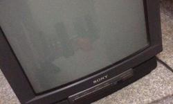 Sony 20" TV. Works great. Was used in kids playroom. Comes with remote. Now asking $15