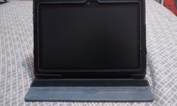 Excellent Condition Sony Tablet S. Very well maintained. With charger and Leather notebook brown case. With these case you can put your tablet in various angular positions for better view depending on your body position. This case was huge help for me,