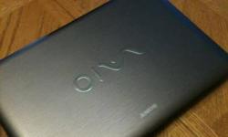 I have a Sony Vaio Laptop for sale, Excellent condition!
 
System Memory 4.00 GB RAM
Hardrive 290 GB
Dual Core Processor
Media Drive CD/DVD
Blueray
Webcam
HDMI Output ( Cable Included)
Screen 15.5 inch
Windows 7 Professional
Other Programs Installed
One