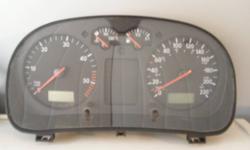 I have an instrument cluster (speedometer) for sale.  It will fit into any Golf or Jetta within the years 2000-2004.  The car's mileage that the cluster came out of was 160,000 km and the cluster works perfectly.
 
I also have the matching ECM if you need