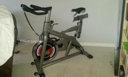 Rarley used spin bike for sale. Aprox 1.5 years old.