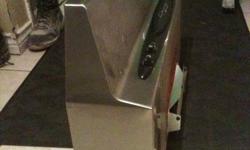 It is a whisper air Stainless range hood...It in great shape but the motor is toast. It works when it feels like it. I was going to fix but i dont have time...this unit goes for $220.00....Its worth fixing