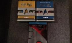 Star Trek Original Series Season 1-2 on DVD
Season 3 Bluray.
24 Discs
80 Episodes
