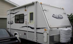 I have an 18.5 ft. Starcraft Travel star Hybrid trailer for sale.  Sleeps 6. Has air conditioning, heat, microwave, oven, bathroom with shower, 19" flat screen t.v., 30 lb. propane tanks full, propane and electric fridge, hot water heater.  Everything is