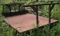 Steel Flat Bed Truck Deck
Located in Meaford
If you are reading this ad, the item is still available, I always delete an ad when an item is sold.
This steel deck is ultra heavy duty, good for hauling interlock brick, steel, etc
It measures 8 feet 1.5