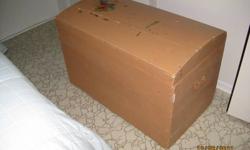 Wooden Storage Trunk
33-1/2" wide x 18" wide x 21-1/2" high
MUST SELL - MOVING SOON