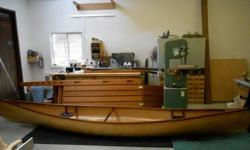 16ft Chestnut Prospector canoe. 2 packable flotation tanks.