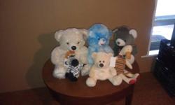 i have multiple stuffed animals that i have collected over the last 10 years
 
$1 each or the whole bunch for $15