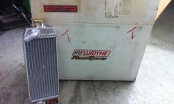 Brand new in the box Fluidyne radiators for Suzuki drz 400.
Also have excellent condition stock gas tank for the drz $200 for it.