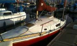 I have owned this wonderful boat for a year and enjoyed every minute of it. Boat includes
built-in head,
sink with new water pump,
water tank, holding tank,
BBQ, 9.9 horse longshaft Merc outboard
storm jib, jib, genoa, gennaker, spinnaker
VHF Radio
