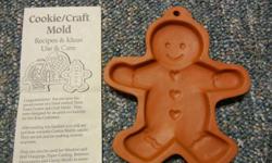 Fox Run Terra Cotta Cookie, Chocolate & Craft Molds.
Each come in their own box with instruction booklet.
Gingerbread Man mold and Home Sweet Home Mold.
$5.00 each or $10 for both.
From a smoke free/cat free home.