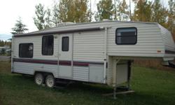 1992 Terry Resort 5th Wheel 27.5ft.  Very well cared for and super clean.  Air/heat/fridge/freezer/4 burner stove/oven.  Battery new this spring, 2 30lb propane tanks, awning in good condition, lots of storage.  Sleeps up to 6.  Everything works great.
