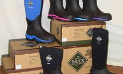 Symphony Saddle & Tack
Wheatley Ontario
 
The original "Muck Boot" has arrived - just in time for Chritmas!!
 
-100% Waterproof - CR Foam
-Breathable Air Mesh Lining
-Hands Free - Easy on/Easy off
- Easy Clean up
 
Keep your feet warm and dry this