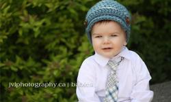 Thick Newsboy Hats with strap & buttons
(button style and colour may vary)
 These gorgeous handmade crocheted hats are very popular with the boys, but look great on the little girls too!
 
      AGE           SIZE            PRICE