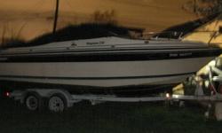BOAT FOR SALE 1986 Thundercraft Magnum 230 This Fiberglass 23ft Deep V Cuddy Runabout Has An 8ft Beam. Its 260HP Mercruiser/Alpha Drive With A Stainless Prop Is In Excellent Running Condition. Also An Aluminium Spare Prop, Power Steering, Bennett Trim