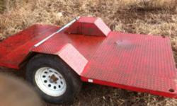 Trailer has 15" tires, and a tilt deck for easy loading/unloading. Has ball hitch so can be pulled behind car or quad. Asking $350
This ad was posted with the Kijiji Classifieds app.