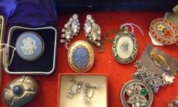 Are you looking for a special something for that special someone?  Come to Classic Finds (across from Gloria's Restaurant) and browse our large selection of jewelry.  We carry brooches, necklaces, earrings, rings....and so much more!!  A consignment