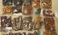 High quality wooden beads, pendants, etc.. Everything shown here is included.  Value well over $100.00  Thanks for looking!