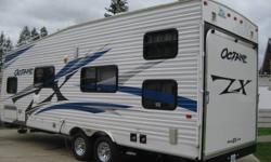2009 Jayco Octane ZX Toy hauler . Fully loaded ,fuel station ,generator , AC , TV, stereo , full bath , convection / microwave. Like new obo