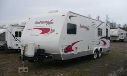 Fun Finder Xtra XT245 toy hauler this camper sleeps 6. Toys with ease. Outside stainless bbq, outdoor shower,tons of storage,furnace, large fridge/freezer, LCD tv with dvd built in, AM/FM stereo w/ipod hookup, sirius sattilite radio,Air conditioning,