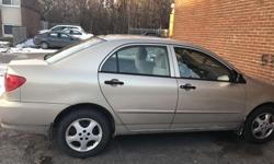Make
Toyota
Model
Corolla CE
Year
2006
Colour
beige
kms
176000
Trans
Automatic
Very good condition car.
Good on fuel.
With Winter and summer tires.
Remote start key.
GPS.
Safety test was done in the month of August.
Reason for selling is relocation.