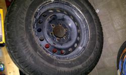 Winter Tires and Rims for a Toyota Tacoma For Sale
Artic Claw 265x70R17
Comes with Tire Pressure Valve Sensors
Tires are Studded
Tires were barley used